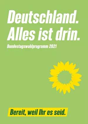 zur Analyse des GRÜNEN-Wahlprogramms